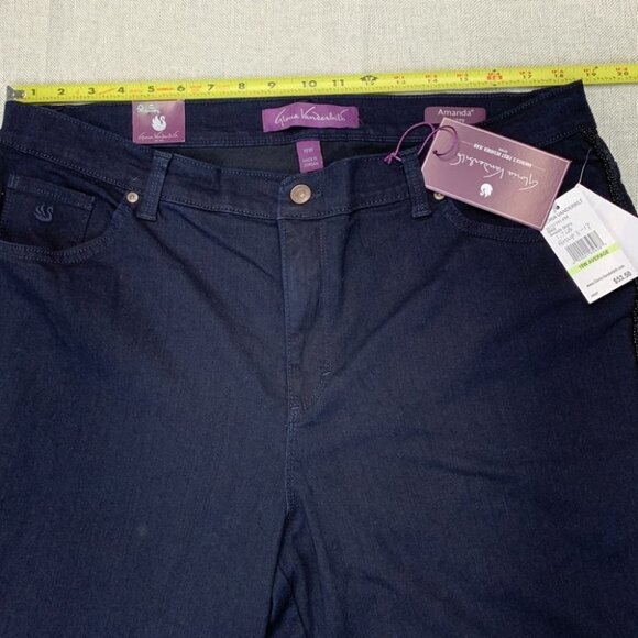 Gloria Vanderbilt Womens Plus Size Amanda Skinny Jeans 18W - Picture 8 of 12